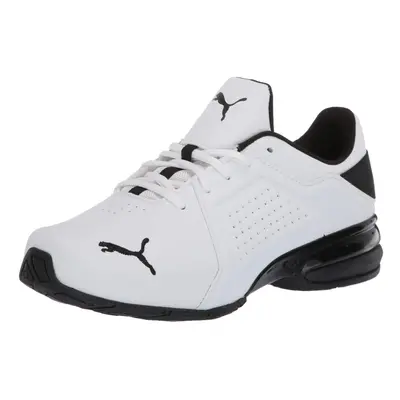 PUMA Men's Viz Runner Puma White-Puma Black 9.5