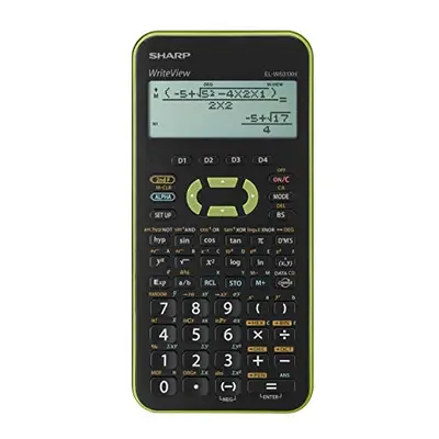 EL-W531 XH-GR Scientific Calculator WriteView Display Metallic Green with Battery Functions for 