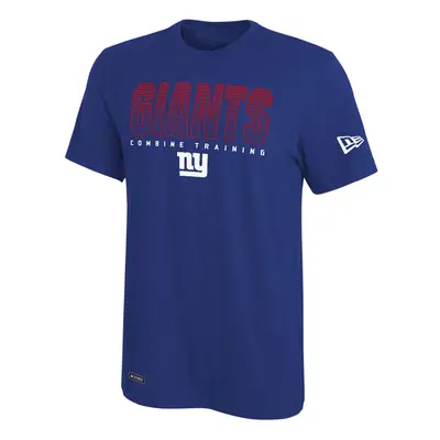 New Era NFL Men's Team Pride Dri-Tek Short Sleeve T-Shirt, New York Giants, Medium