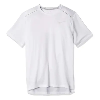 Nike Men's Dri-Fit Miler Short-Sleeve Running Top White/White/Reflecti