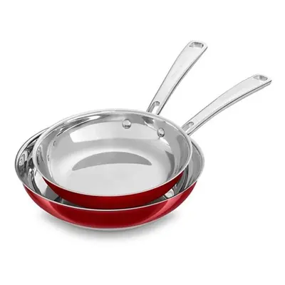 KitchenAid Stainless Steel and Skillets Twin Pack