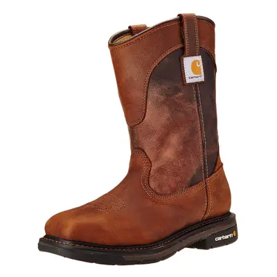 Carhartt Men's Wellington Square Safety Toe Work Boot CMP1218 Brown/D