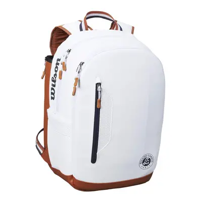 Wilson Unisex-Adult Roland Garros Tour Backpack White Rackets