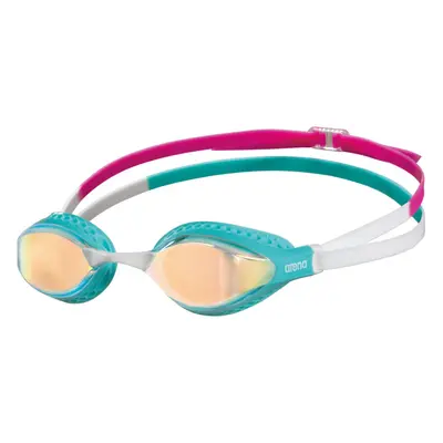 Arena Swimming Airspeed Mirror Goggles (Yellow Copper-Turquoise-Multi)