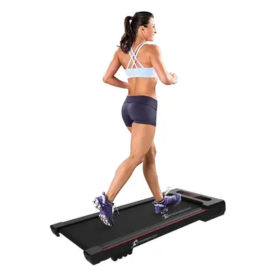 Homeology MOTIONIC Black Quiet 1-8km/h Speed Sliml 560W Bluetooth Treadmill