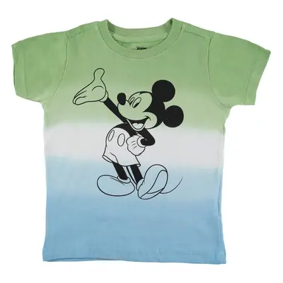 Disney Mickey Mouse Boys TShirt for Infants Toddlers and Little Kids GreenRedGreyBlueTie Dye