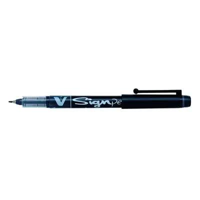 Pilot V Sign Pen Liquid Ink 2.0 mm Tip - Black, Single Pen