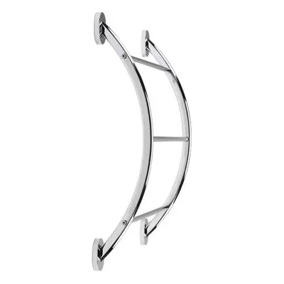 Croydex Curved Towel Rack Britannia Flexi-Fix Chrome Plated 13.5 x x 57.2 cm