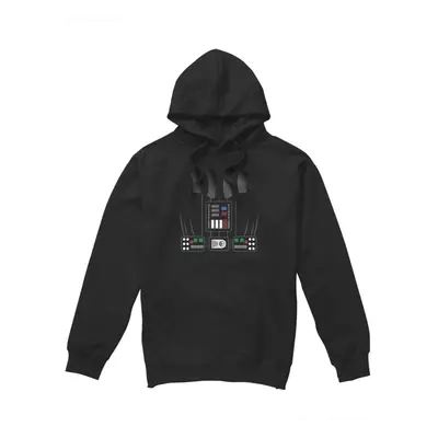 (M, Black) Star Wars Mens Darth Vader Costume Hoodie