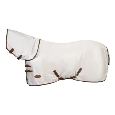 (7', White/Green/Burnt Orange) Weatherbeeta Comfitec Tyro Combo Neck Horse Fly Rug