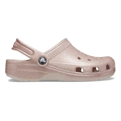 Crocs Kids Classic Glitter Clogs Quartz Glitter Toddler