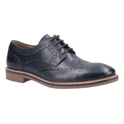 (Blue, (Adults')) Hush Puppies Bryson Leather Men's Navy Brogues Shoes