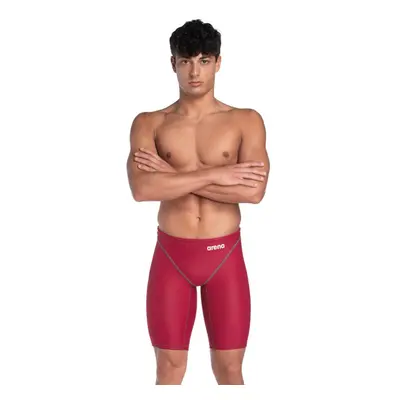 (30) Mens Arena Powerskin Next Jammers Stretch Fit Quick Dry Swim Shorts - Deep Red