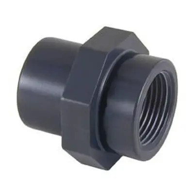 Certikin SPX075200RBT | Size - x inch Grey PVC Pipe & Fittings - Metric > Grey Adaptor Nipple