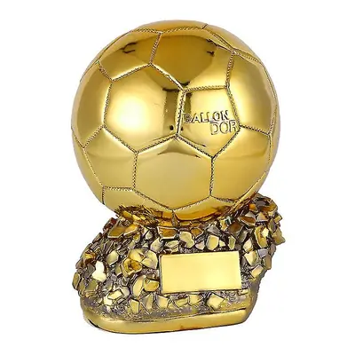 (Gold, 20CM) Fifa Ballon Dor Trophy Replica Souvenir Decoration