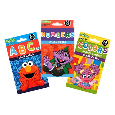 Sesame Street Early Learning Flash Card Bundle Flash Cards Set of