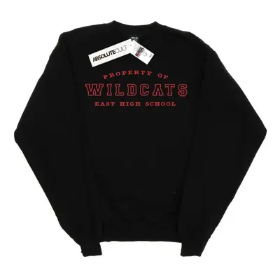 (S, Black) Disney Mens High School Musical The Musical Property Of Wildcats Sweatshirt