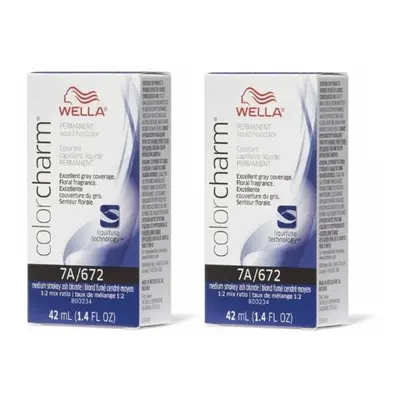 (7A/672 - pack of 2) Wella 12C Ultra Light Blonde Color Charm Permanent Hair Colour