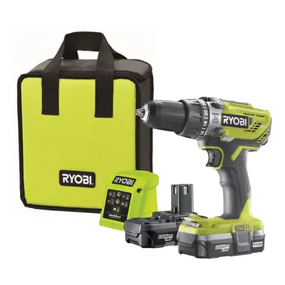 Ryobi ONE+ Cordless 1.3A 18V Brushed Percussion drill batteries R18PD3-213S