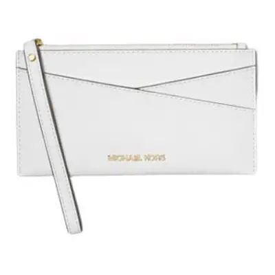 Michael Kors Jet Set Medium Logo Crossover Wristlet (Optic White)