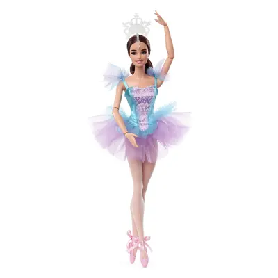 Barbie Signature Doll Ballet Wishes Posable Brunette With Ballerina C