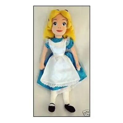 Oversized Hard Alice in Wonderland Alice Plush Doll MINT by Disney