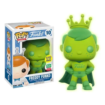 POP: Green Gamma Glow Superhero Freddy Funko