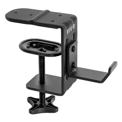 VIVO Steel Clamp-on Hook for Desktop and Desk Leg Mounting Clip Holder for Office Accessories Ba