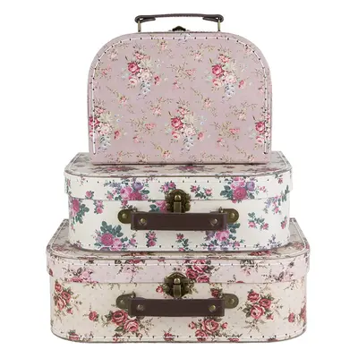 Set of Suitcase Storage Boxes School Home Decor Sass and Belle Various Designs