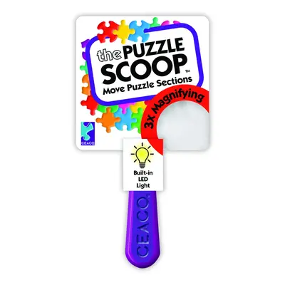 ceaco - The Puzzle Scoop - A Lifting, Moving, Illuminating, and Magnifying Puzzle Accessory for 