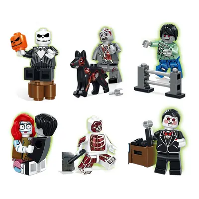 6PCS Walking Dead Minifigures Toys Fit Lego