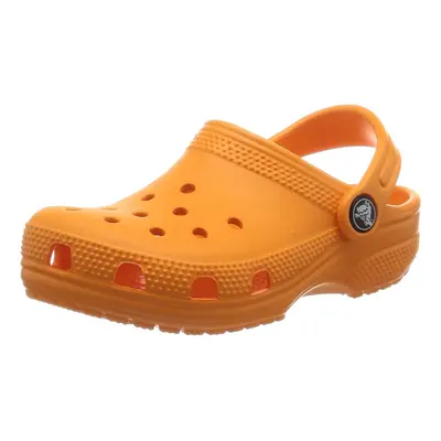 crocs Kids Unisex classic clog (Toddler) Orange Zing Toddler