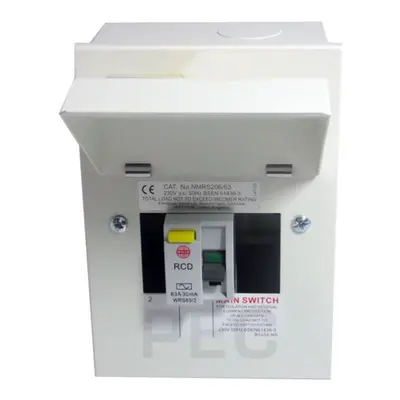 WYLEX Way AMENDMENT Metal RCD Consumer Unit