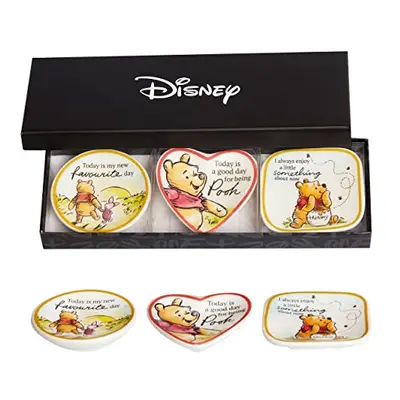 Christopher Robin's Winnie The Pooh Trinket Tray Gift Set, Piece Jewelry Dish Ring Holder