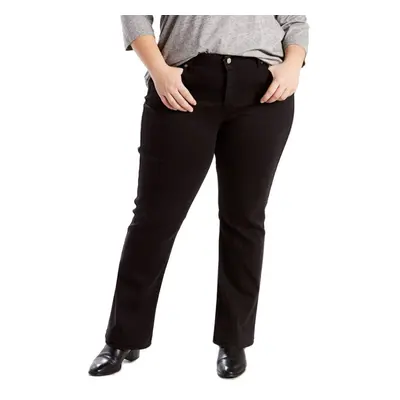 Levi's Women's Plus-Size Classic Straight Jeans Soft Black US R