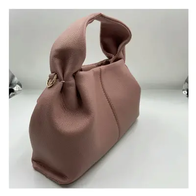 (rose pink, 22cm12.5cm14cm) Cloud Bags for Women with Logo New French Luxury Brand Genuine Leath