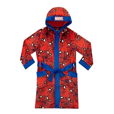 Boys SpiderMan Dressing Gown Age to Years