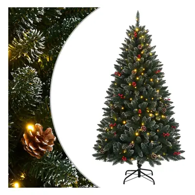 (150 cm) vidaXL Artificial Christmas Tree with Stand Christmas Decoration Green PVC