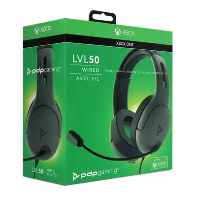 PDP LVL50 Wired Headset (Grey) (Xbox One) (New)