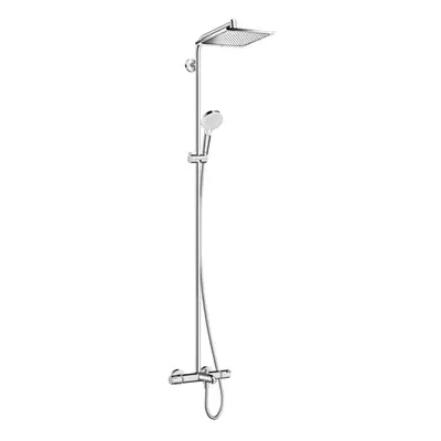 hansgrohe Crometta E Thermostatic Mixer Shower Bath Spout Drench Head Handset