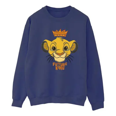 (S, Navy Blue) Disney Womens/Ladies The Lion King Future King Sweatshirt