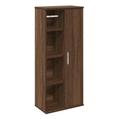 (brown oak) vidaXL Bathroom Cabinet with Roll Holder Vanity Unit Cupboard Sink Cabinet