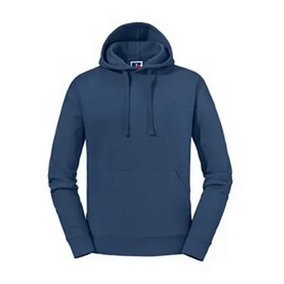 (S, Indigo) Russell Mens Authentic Hoodie