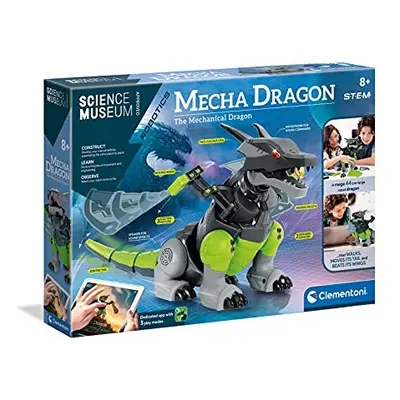 Clementoni Mecha Dragon Robot for Children-Ages Years Plus, Multi Coloured