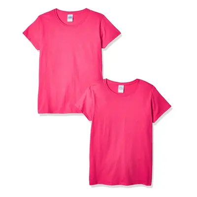 gildan Womens Heavy cotton Adult T-Shirt 2-Pack Heliconia X-Large