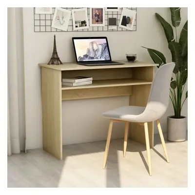 Desk Sonoma Oak 90x50x74 cm Chipboard