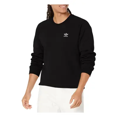 adidas Originals Mens Trefoil Essentials Crew Neck Black Medium