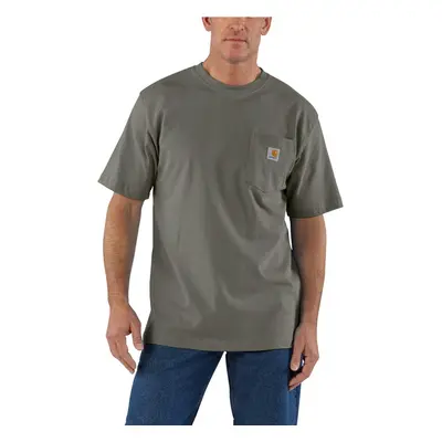 Carhartt Men's Loose Fit Heavyweight Short-Sleeve Pocket T-Shirt Dust