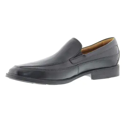 Clarks Mens Tildfre P Loafers-Shoes Black Leather US