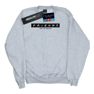 (S, Sports Grey) Friends Womens/Ladies Logo Block Sweatshirt